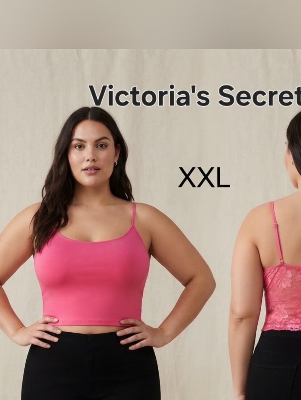 Victoria's Secret Cami Lace Back XXL